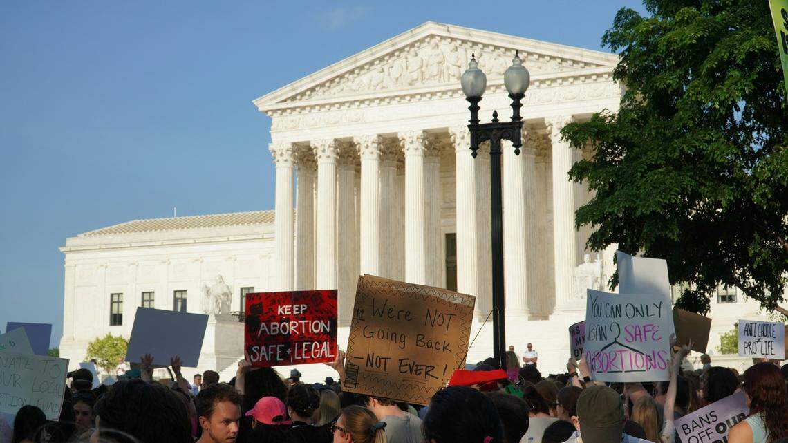 The gender divide on abortion has never been larger, according to a Gallup poll.