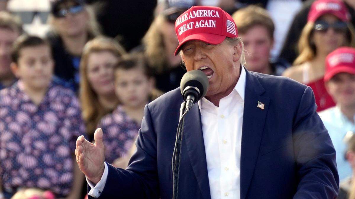 Lawyers for former President Donald Trump said he could not secure a $464 million bond for his New York civil fraud case. What happens now? (AP Photo/Meg Kinnard)
