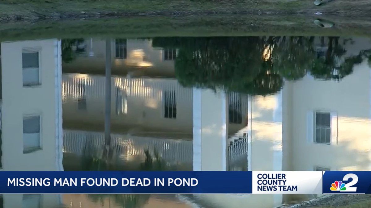 A man reported missing by family was found dead days later in a retention pond in Naples, Florida, officials say.