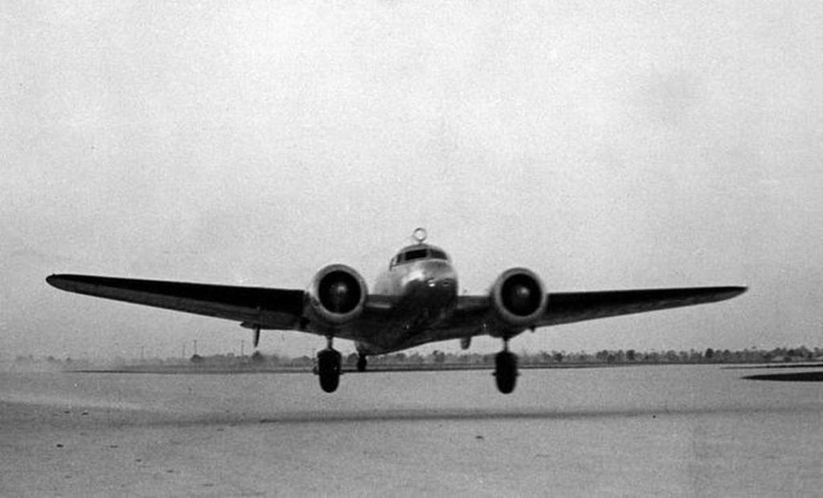 Amelia Earhart’s plane in Miami.