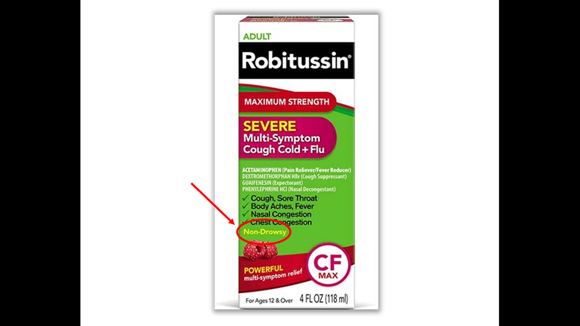 Robitussin was at the center of a class-action complaint over its “non-drowsy” cough and cold medicines.
