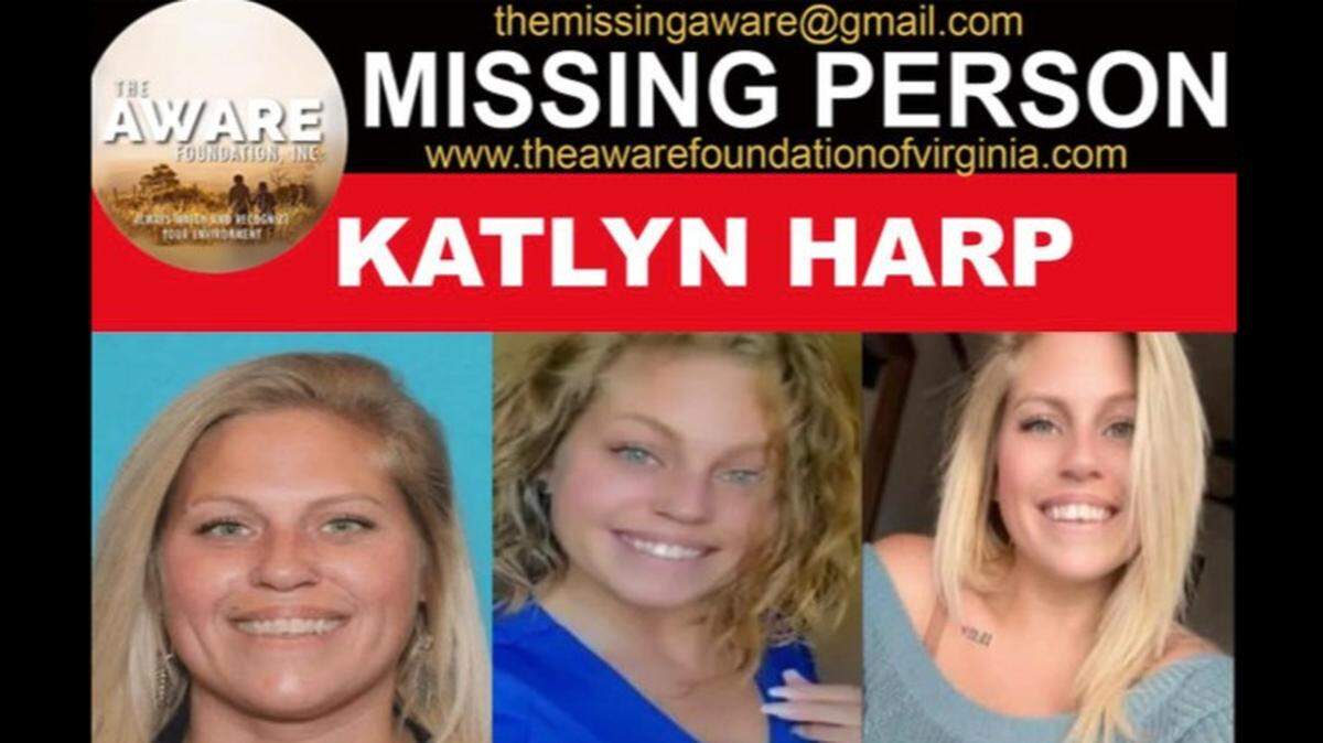 The body of Katlyn Harp was discovered in a metal box on her husband’s former property, Pennsylvania authorities say.