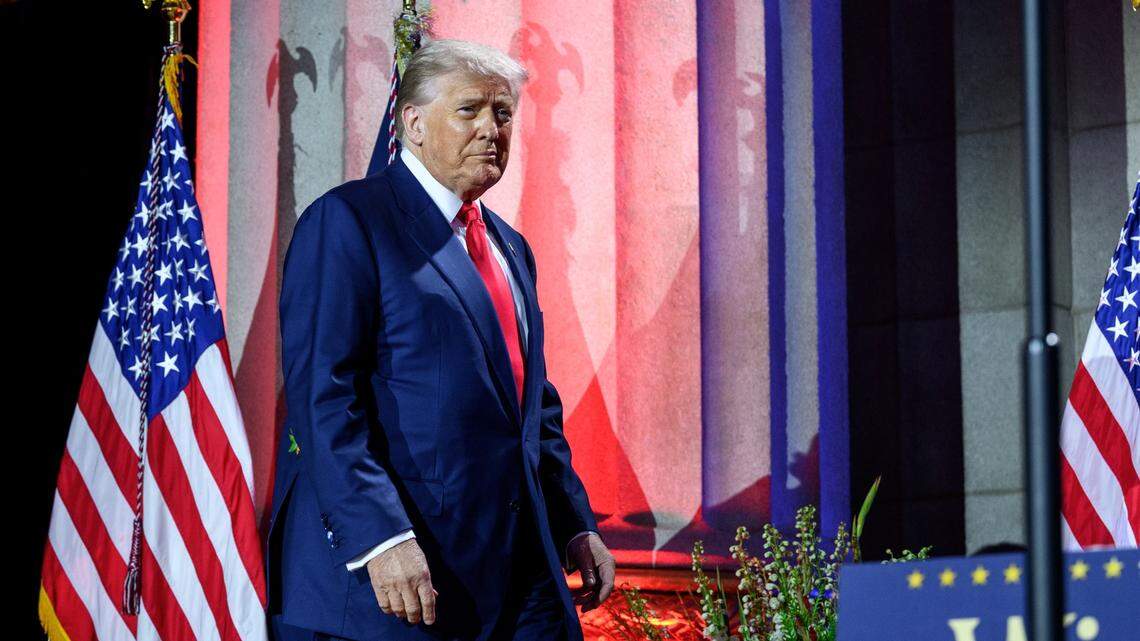 President Donald Trump’s job approval rating has fallen to a record-low for his second term — largely due to shifting views among independents, according to a new poll.