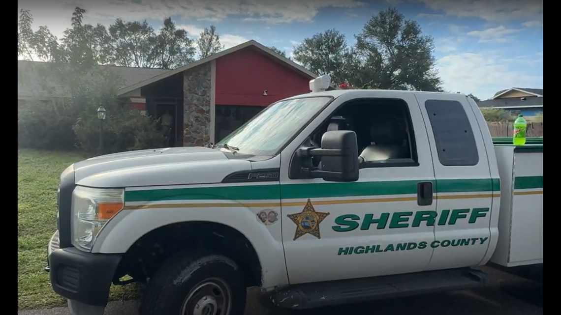 First responders reported finding a malnourished 13-year-old girl dead by the front door of a home in Highlands County, Florida. Her adoptive mom is charged with murder.