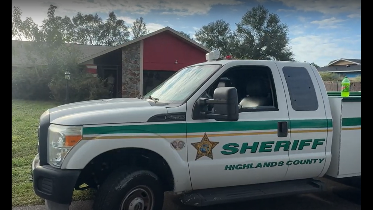 First responders reported finding a malnourished 13-year-old girl dead by the front door of a home in Highlands County, Florida. Her adoptive mom is charged with murder.