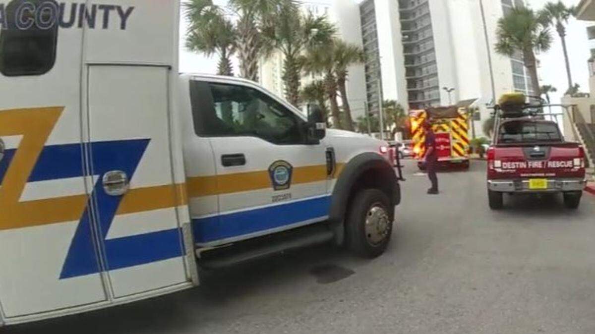 A couple in their 50s drowned during a visit to the beach in the Florida Panhandle, deputies said. Their adult son survived.
