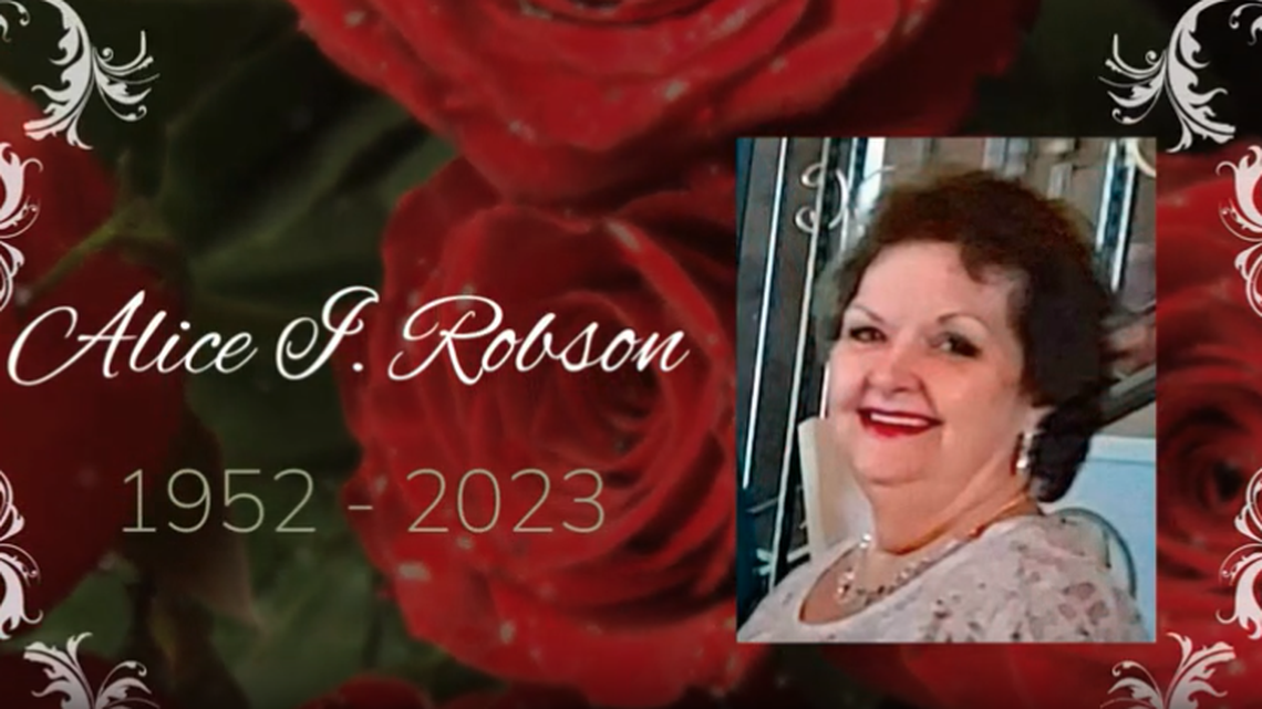 Alice Robson, 71, was discovered dead under the crawl space of her home Dec. 14, Pennsylvania cops say.