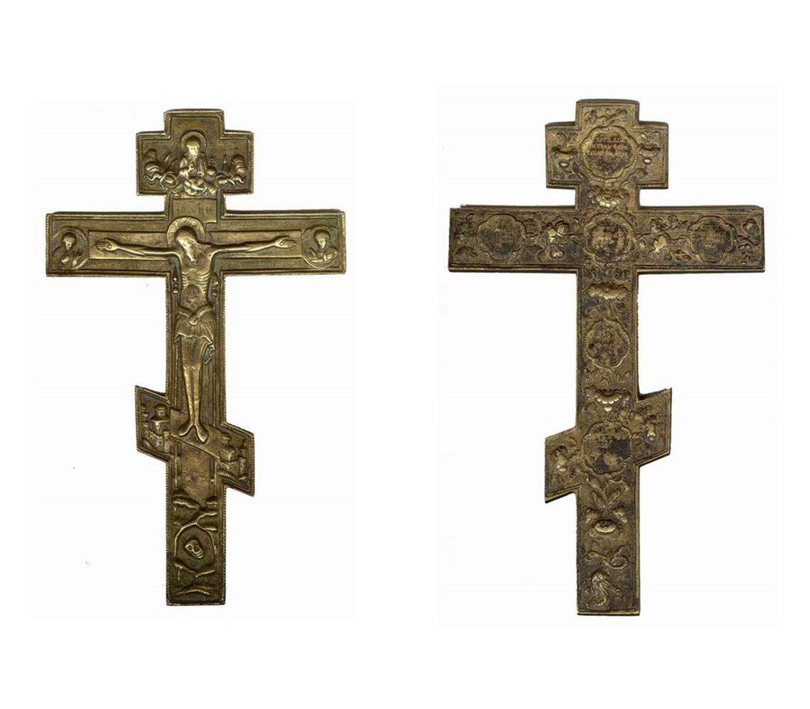The cross after being cleaned