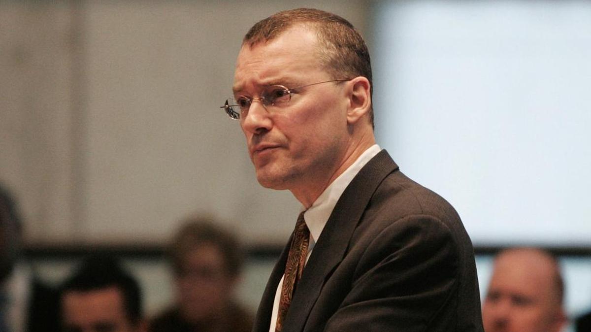 Attorney David S. Buckel makes arguments in favor of gay marriage during arguments seeking marriage for same sex couples at the New Jersey Supreme Court in Trenton, N.J., on Feb. 15, 2006. Buckel, a well-known gay-rights lawyer and environmental advocate burned himself to death in Brooklyn’s Prospect Park on Saturday, April 14, 2018, in a grisly protest against ecological destruction.