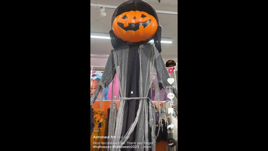 Lewis the jack-o’-lantern is capturing TikTok’s heart.