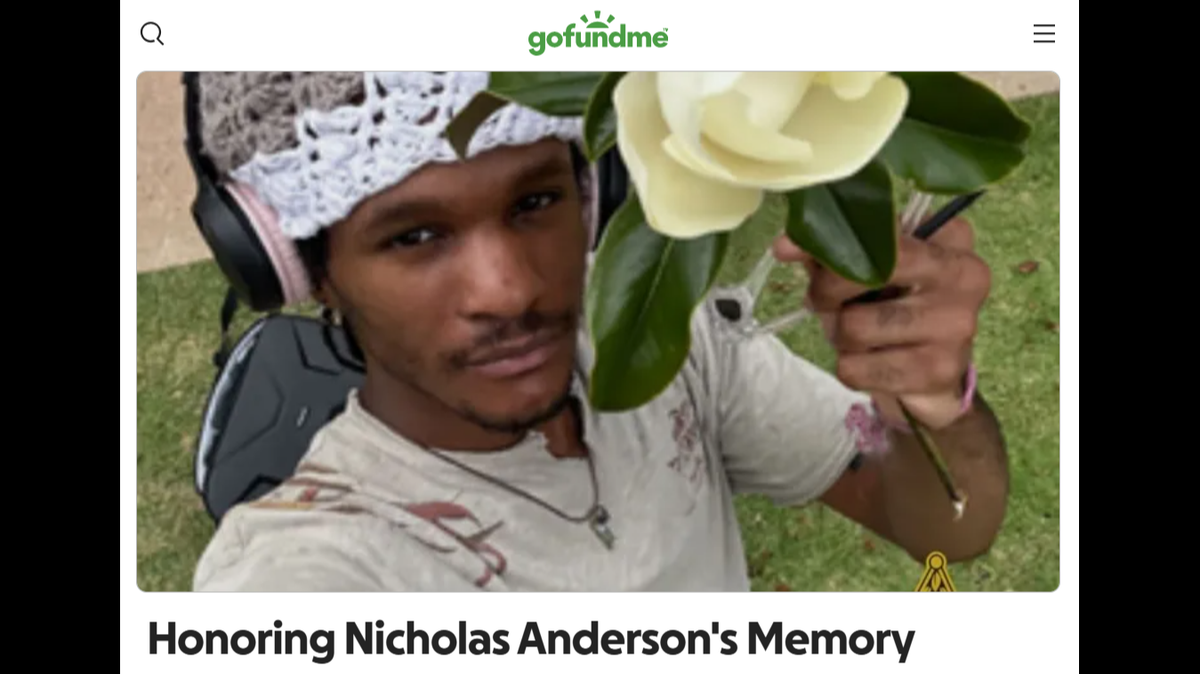 Nicholas Anderson, 24, of Atlanta, Georgia, vanished after traveling to Florida in early April, his family told news outlets.