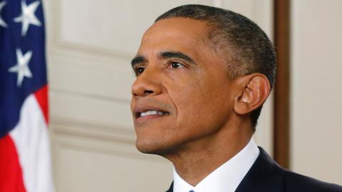 
President Barack Obama speaks during a nationally televised address from the White House in Washington, Thursday, Nov. 20, 2014. Spurning furious Republicans, President Barack Obama unveiled expansive executive actions on immigration Thursday night to spare nearly 5 million people in the U.S. illegally from deportation and refocus enforcement efforts on "felons, not families." 
