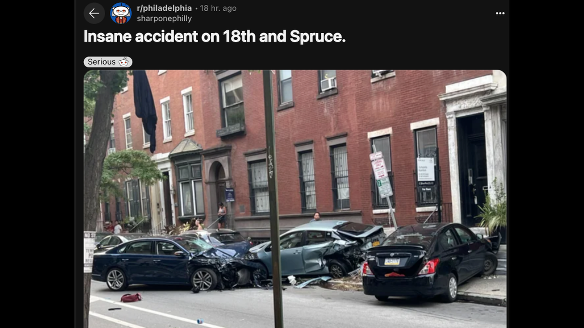 A doctor at a Philadelphia hospital died in a crash when she was struck riding a bicycle, police say.