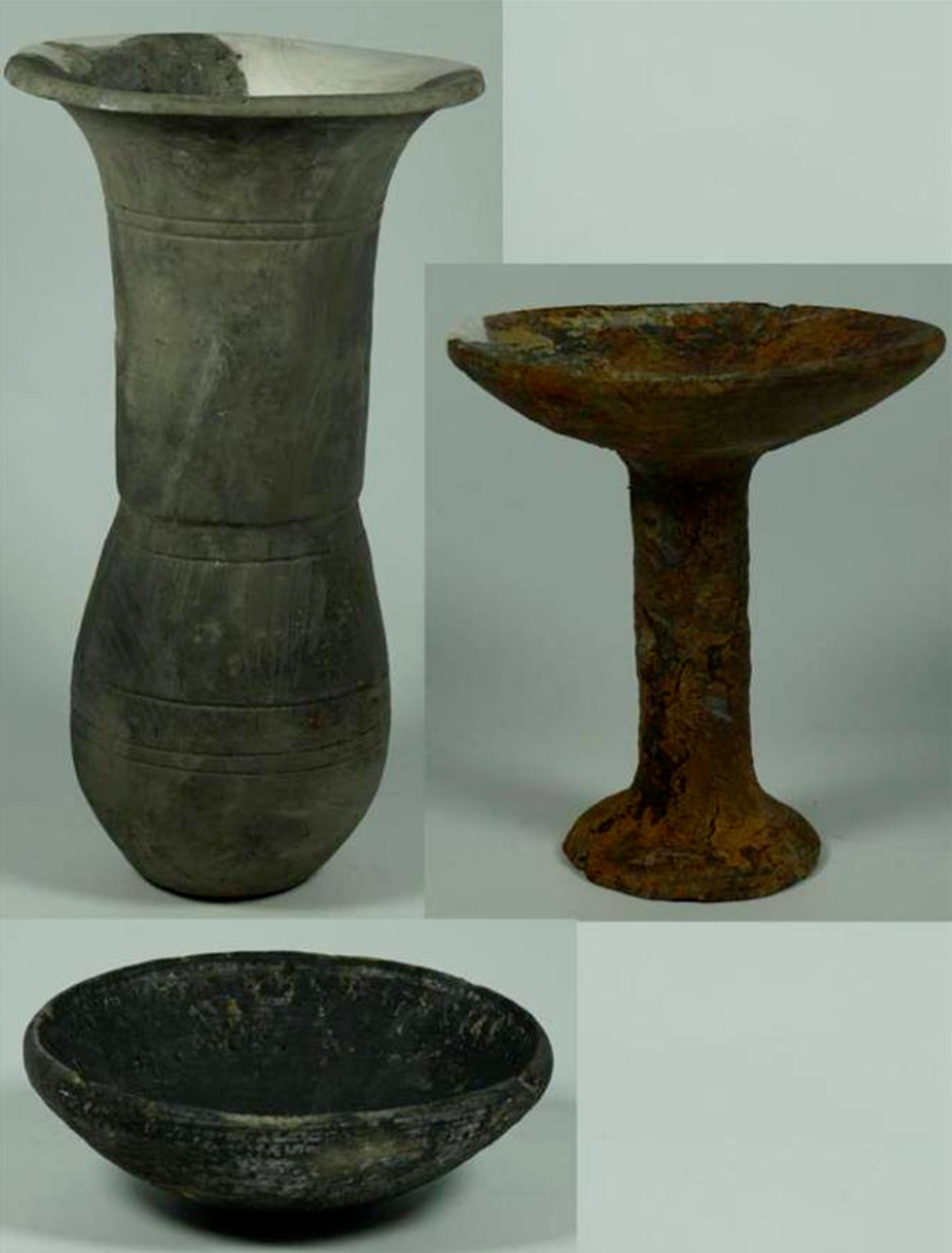 Relics recovered from the site