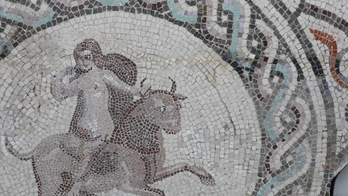 An ancient Roman mosaic discovered in Slovenia was recently reconstructed using “pioneering” technology.