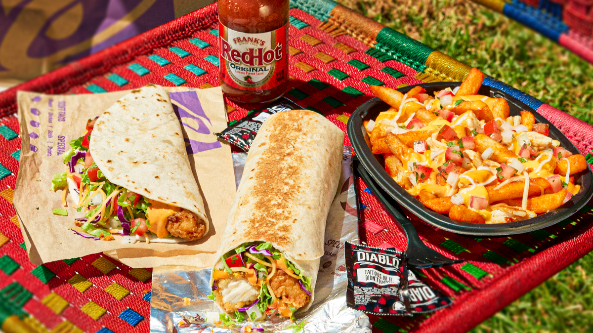 The burrito, taco, tenders and nacho fries can be ordered with the hot sauce starting Oct. 16.