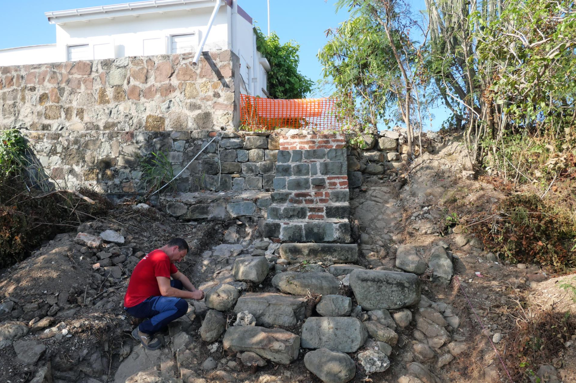 A metal detector survey was carried out to search for artifacts at the fort, researchers said.