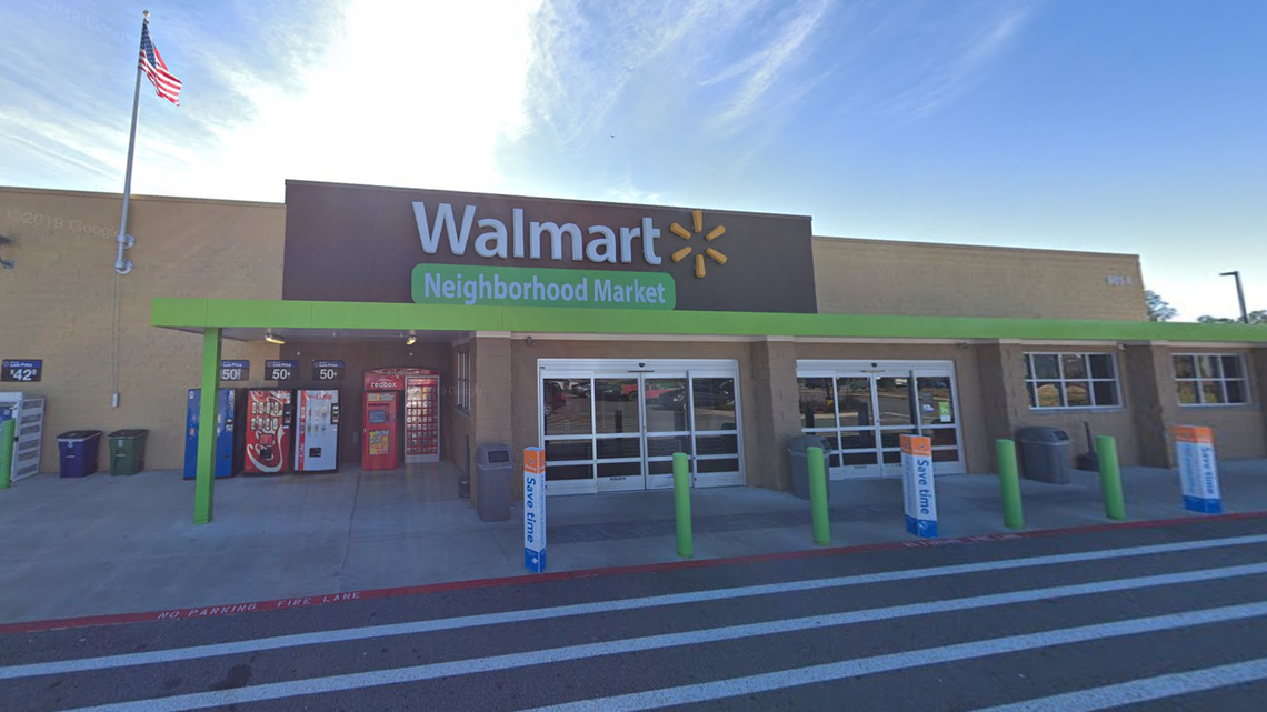 A 2-year-old was hit by a car outside a Walmart store and later died, Georgia police said.