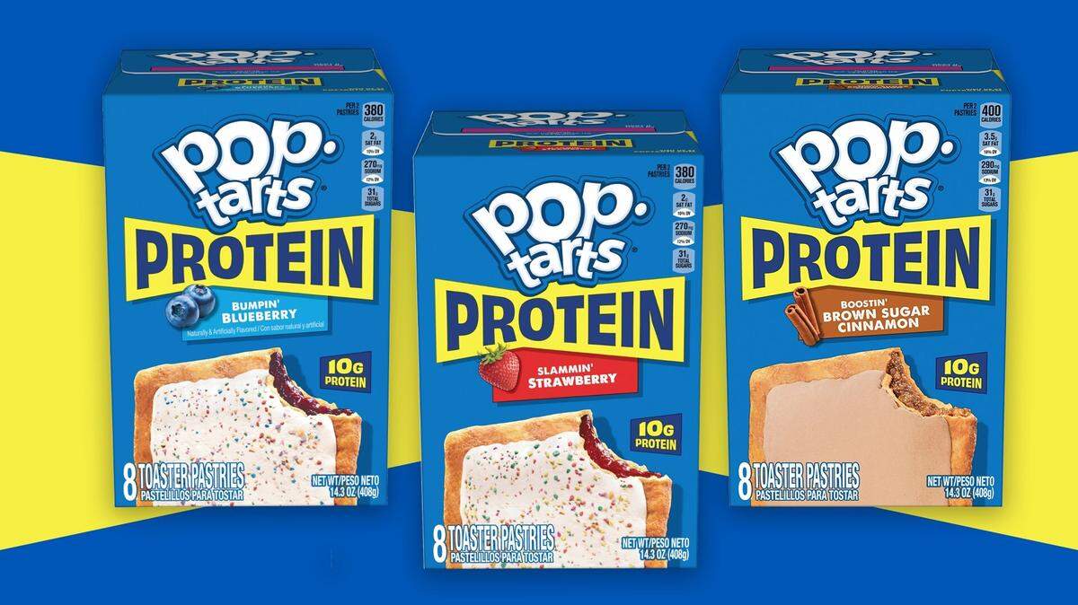 Customers will be able to try protein Pop-Tarts in three different flavors next month.