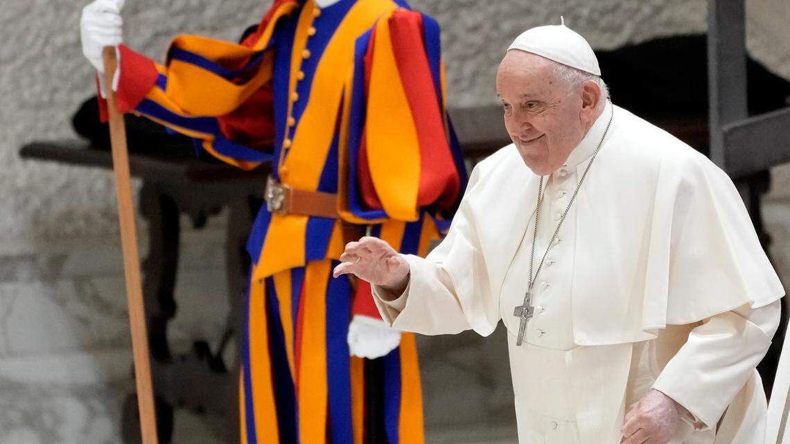 Pope Francis permitted Catholic priests to bless same-sex couples on Dec. 18. (AP Photo/Andrew Medichini)