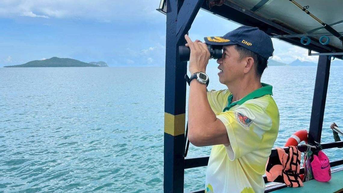 Three rare marine species were recently spotted off the coast of Thailand during a survey, photos show.