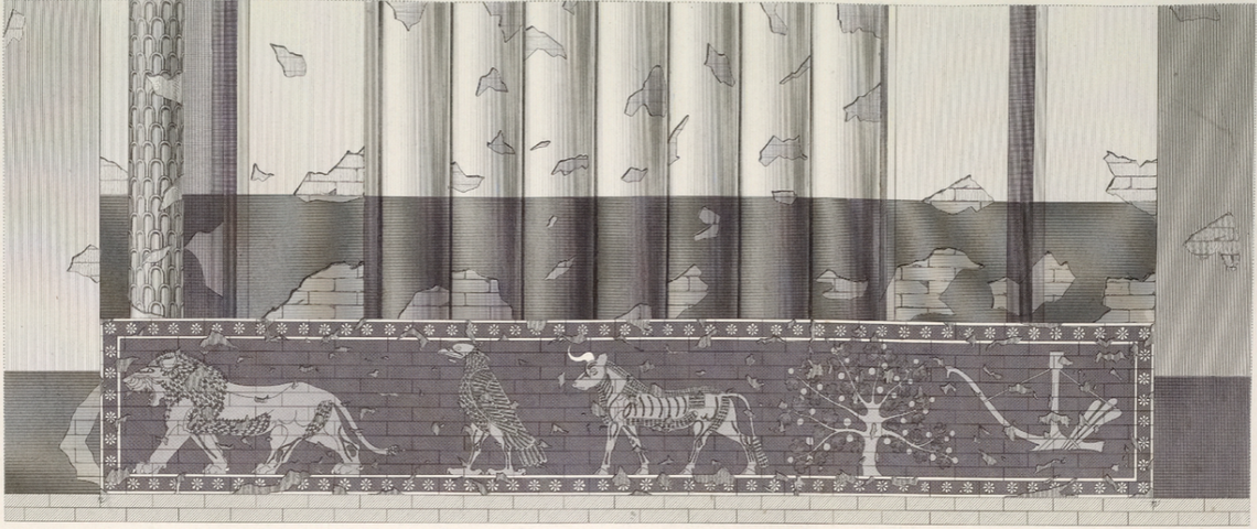 A depiction of the sequence of symbols