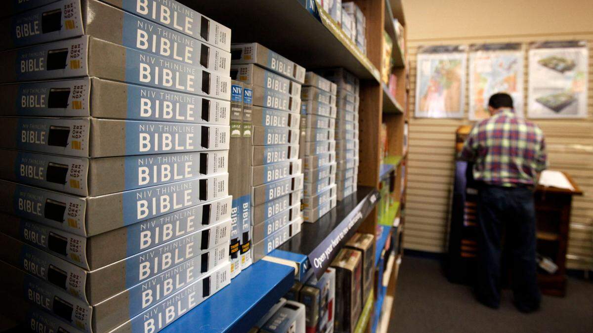 Fewer US adults than ever before believe that the Bible is the literal word of God. (AP Photo/Mark Humphrey)