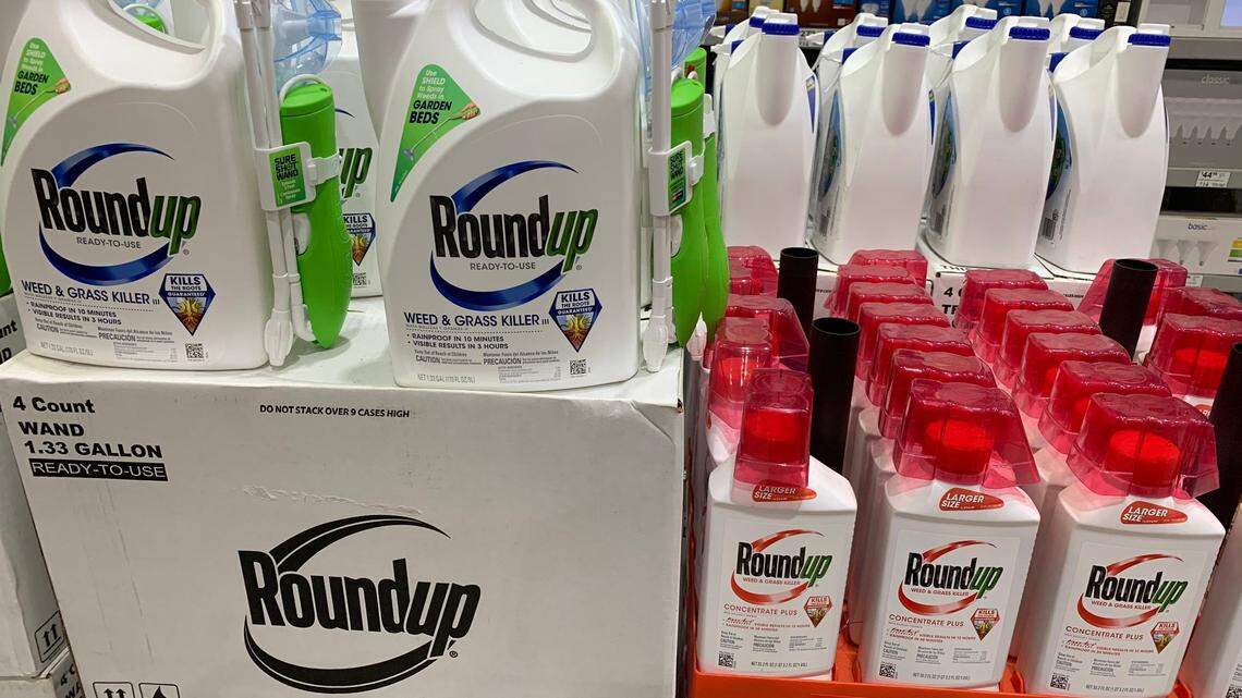 A woman put Roundup weed killer in her husband’s Mountain Dew bottles to poison him, authorities say.