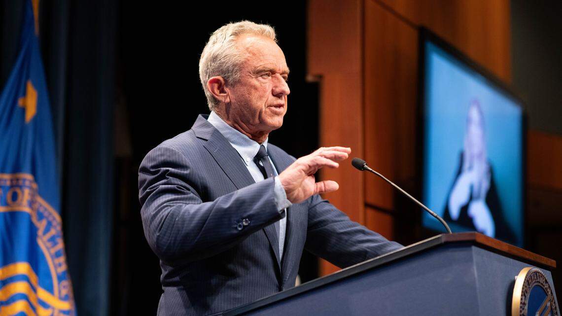 A slim majority of Americans, 53%, disapprove of the way Robert F. Kennedy Jr. is handling his job as Secretary of Health and Human Services, according to a new poll. Meanwhile, 38% approve.