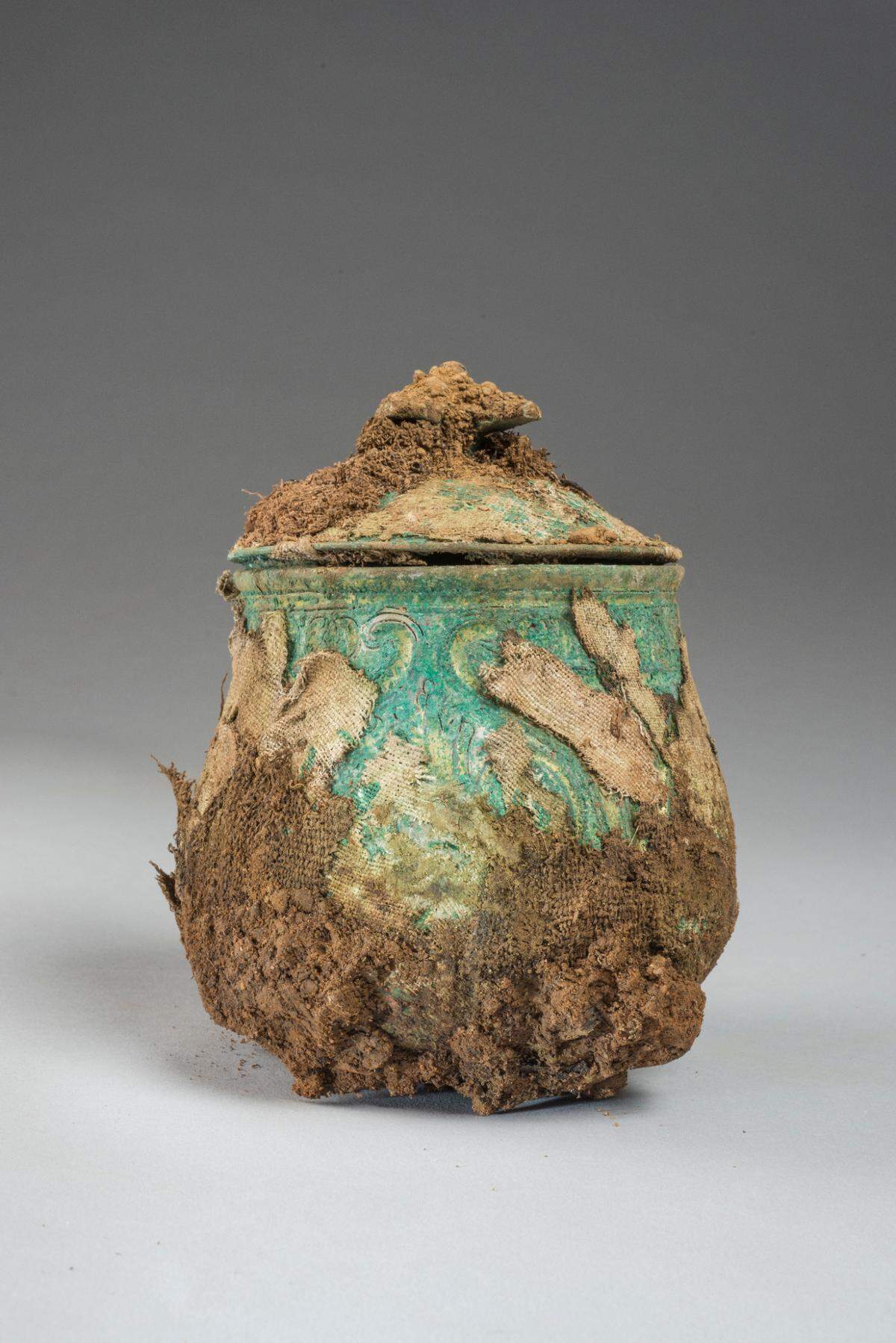 The vessel before conservation work began