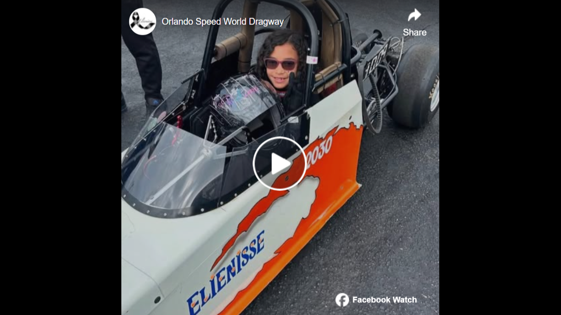 Elienisse Zoe Díaz Rodriguez, 7, died after a crash during an event at a track, according to authorities.