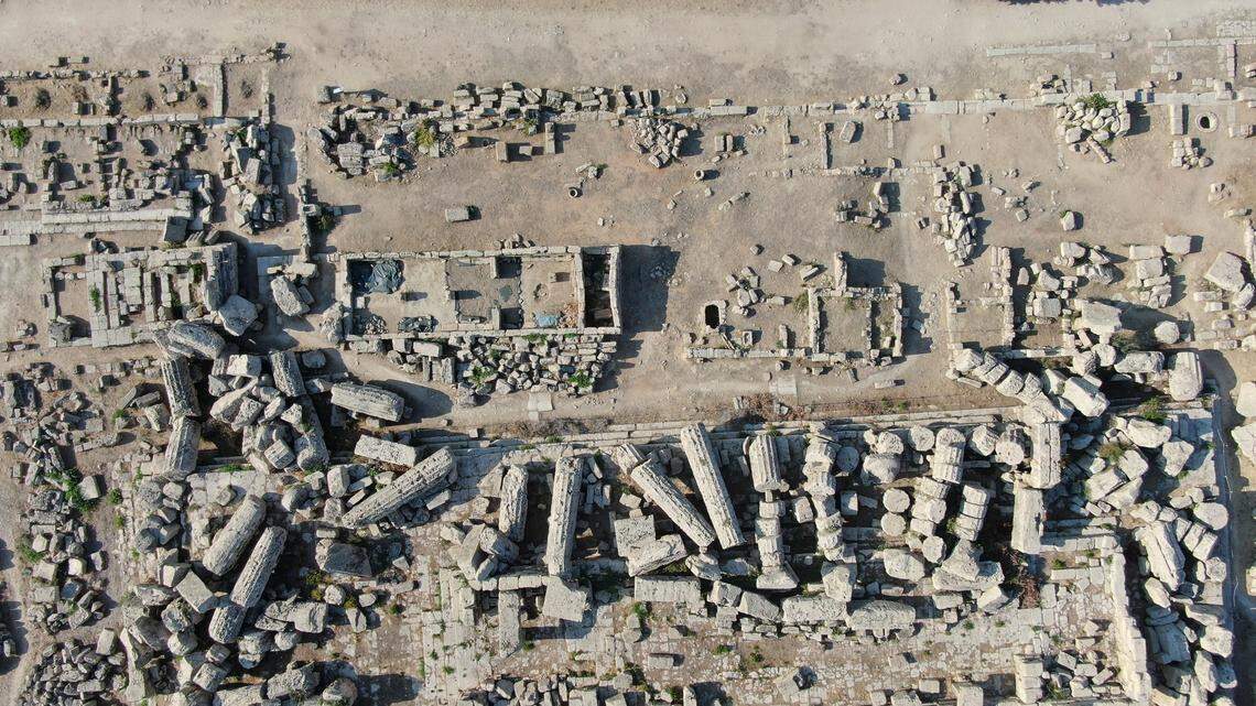The ruins of a small Roman temple were recently discovered in Italy, officials said.