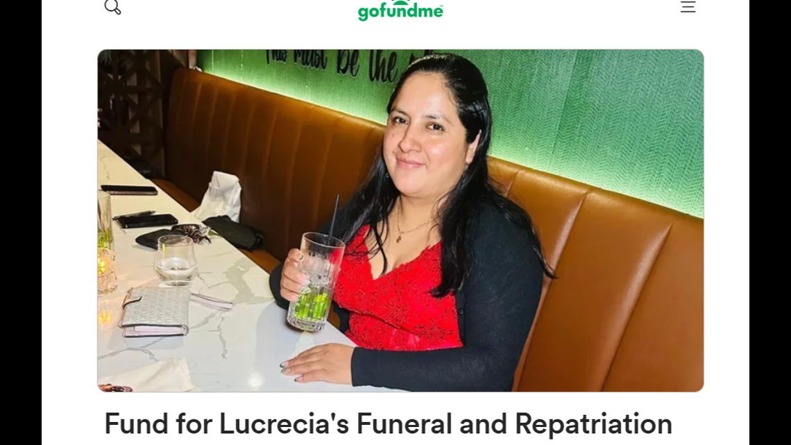 Lucrecia Jadan Sumba, 39, was found dead in a dumpster in Pennsylvania after she never showed up for work in New Jersey.