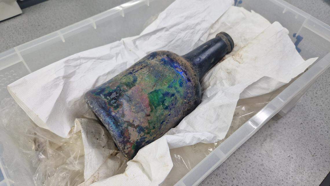 A rare, 18th-century “witch bottle” — filled with a peculiar liquid — was recently discovered in England.