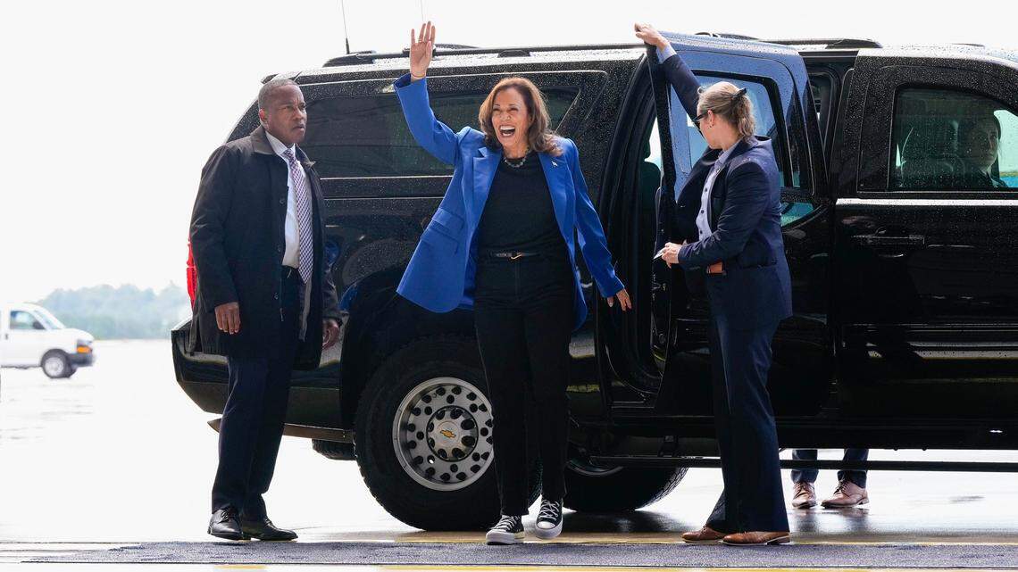 Vice President Kamala Harris and former President Donald Trump are neck and neck in swing states ahead of the Democratic National Convention, according to new polling.