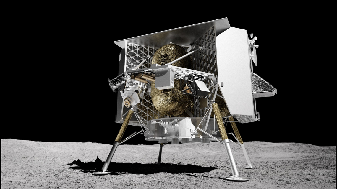 A rendering of the Peregrine.