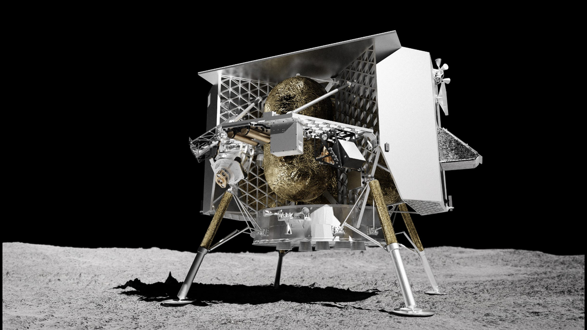 A rendering of the Peregrine.