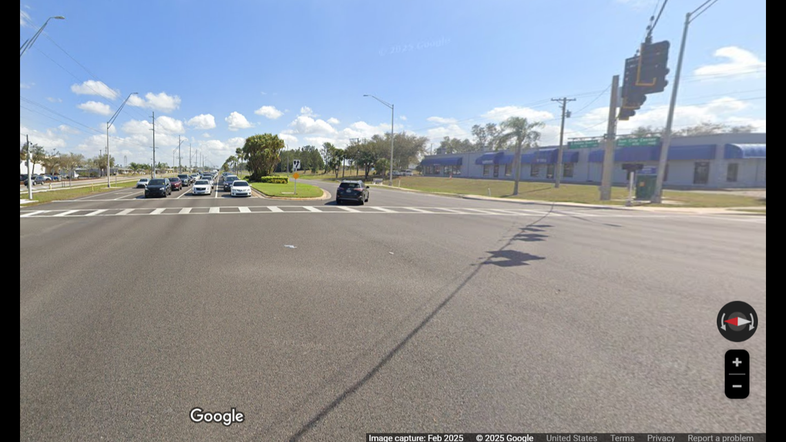 A 71-year-old golf cart driver was killed in a crash in a 55+ community in the Tampa Bay area, according to Florida state troopers.