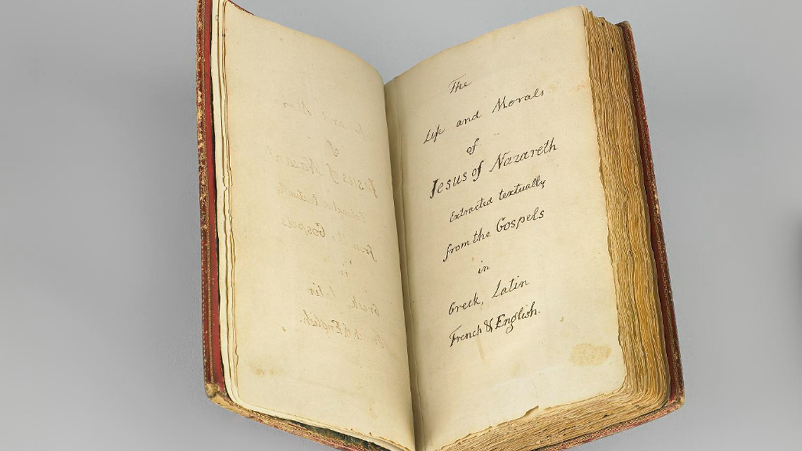 Donald Trump is not the first president to repackage the Bible, historians said. Thomas Jefferson created his own version, which became available for purchase after his death.