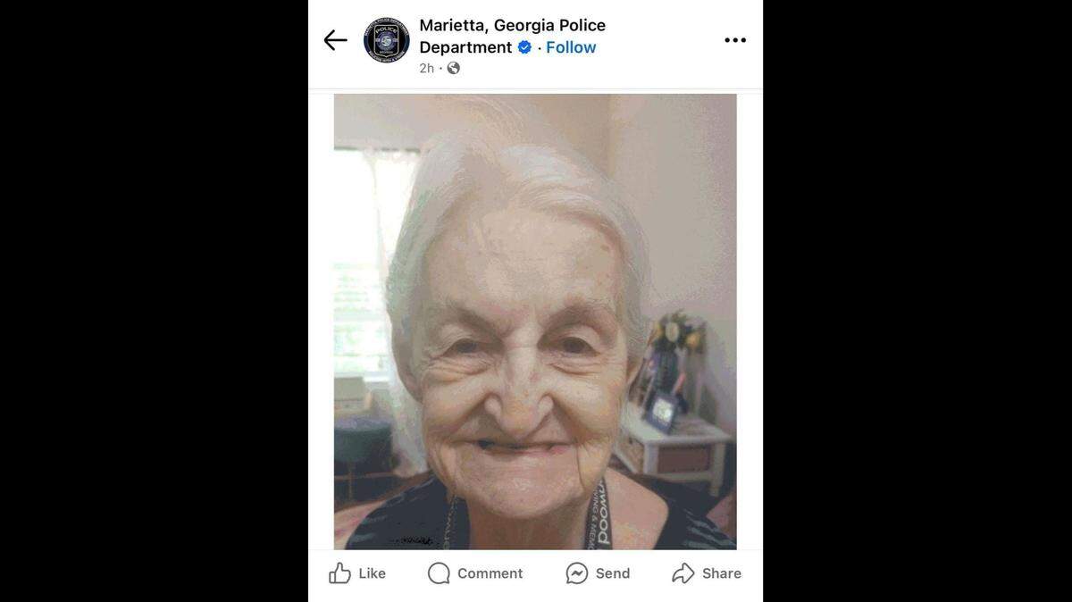 Patricia Miele, 89, went missing from an Atlanta-area memory care center on Nov. 8, Georgia police said.