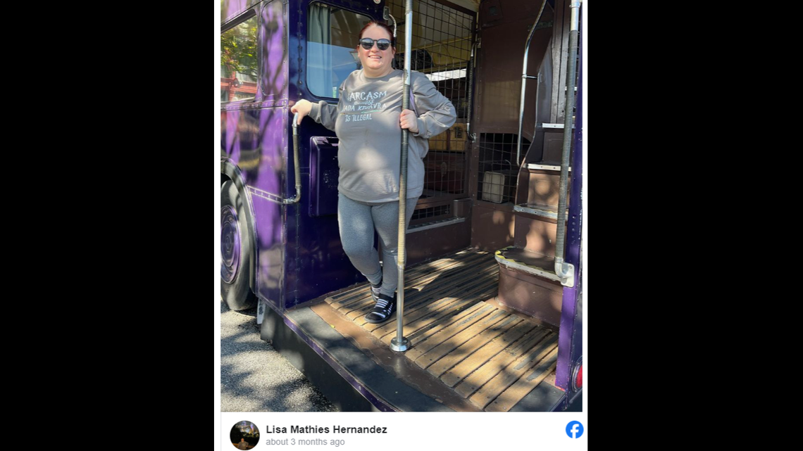 Lisa Hernandez was found dead and covered in blood in her home at the age of 45, Louisiana deputies said. Her estranged husband is charged with murder.