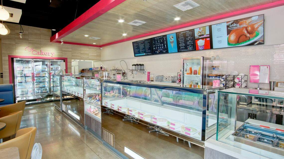 Customers can order three new menu items inspired by Dubai chocolate. Customers can order three new menu items inspired by Dubai chocolate.