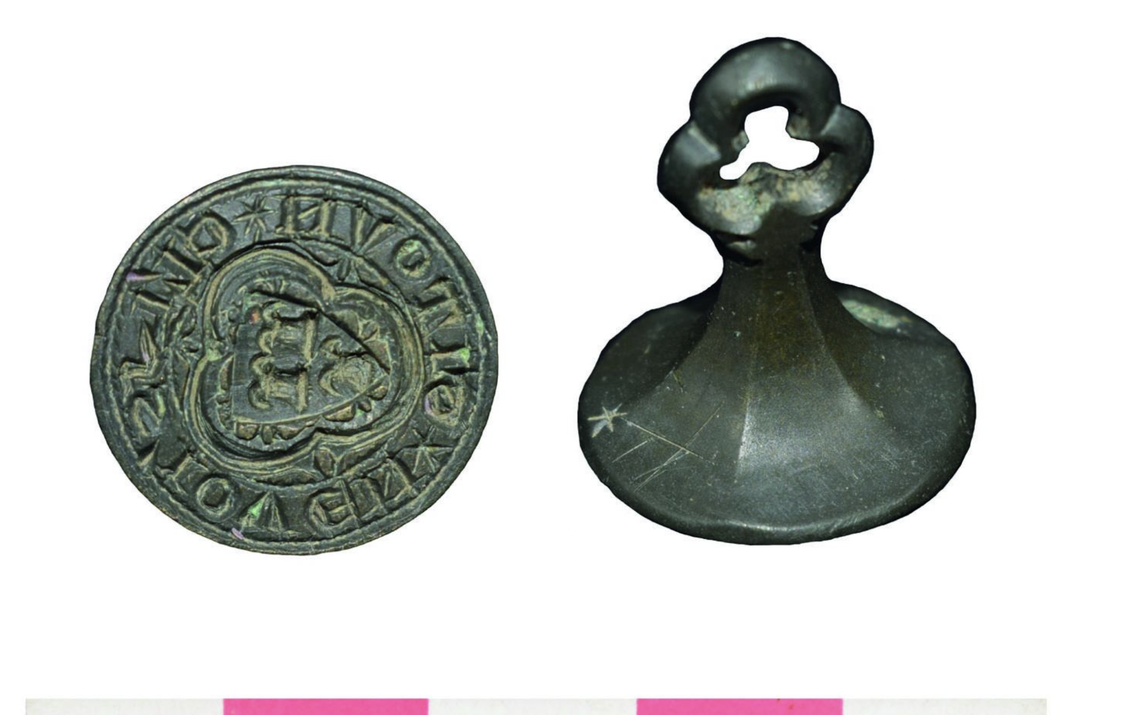 A seal-making device that belonged to a member of the clergy