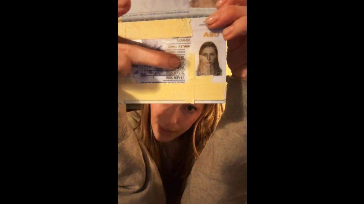‘Euphoria’ star Hunter Schafer said the gender marker on her passport was changed to male against her will, video posted to her TikTok story shows.
