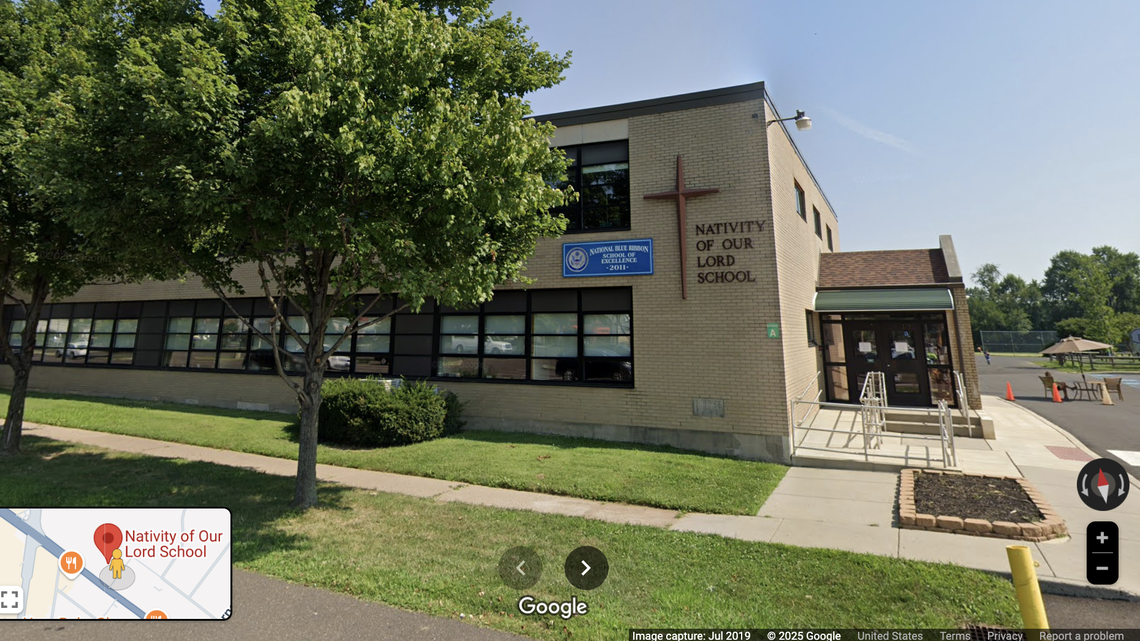 A teacher at Nativity of Our Lord School in Pennsylvania was charged with child porn possession, authorities say.