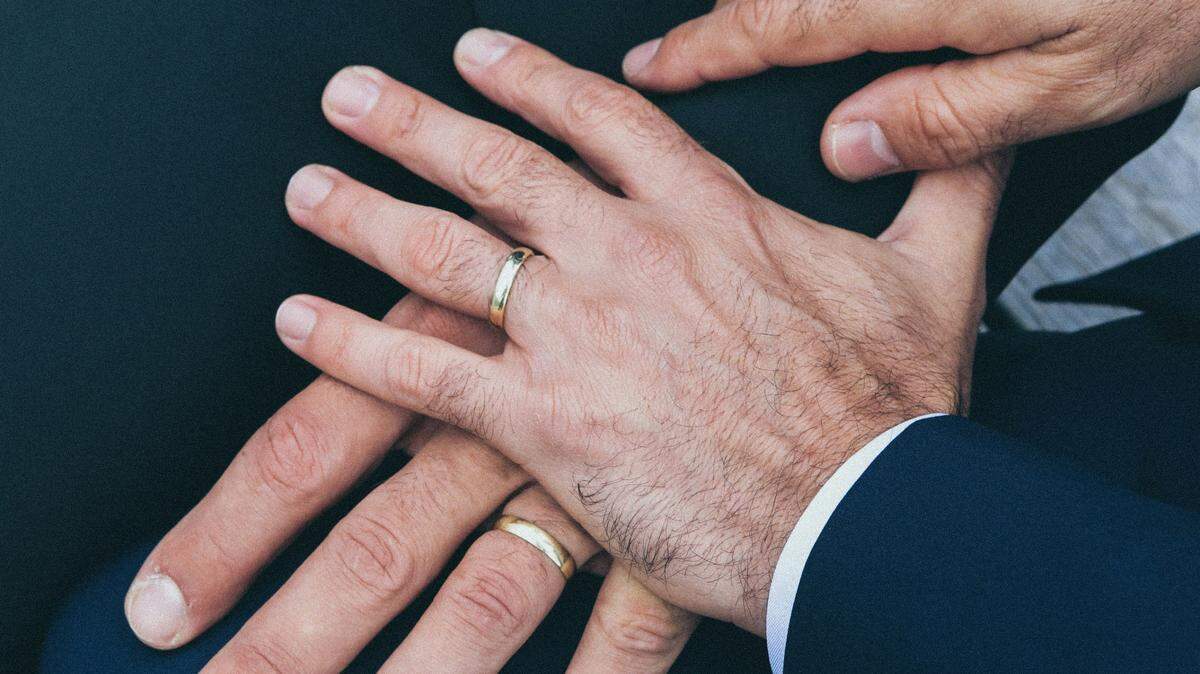 A majority of Americans continue to support same-sex marriage being legal, though Republican support has dipped the most in recent years, according to new polling.