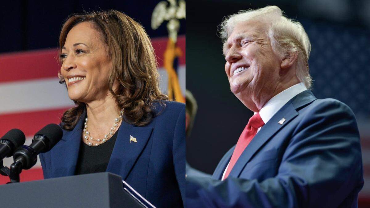 Kamala Harris y Donald Trump.