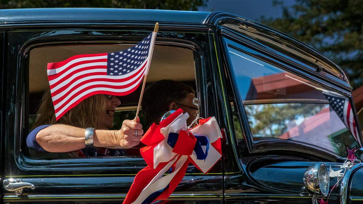 A record-low share of U.S. adults are very or extremely proud to be American, according to a new Gallup poll.