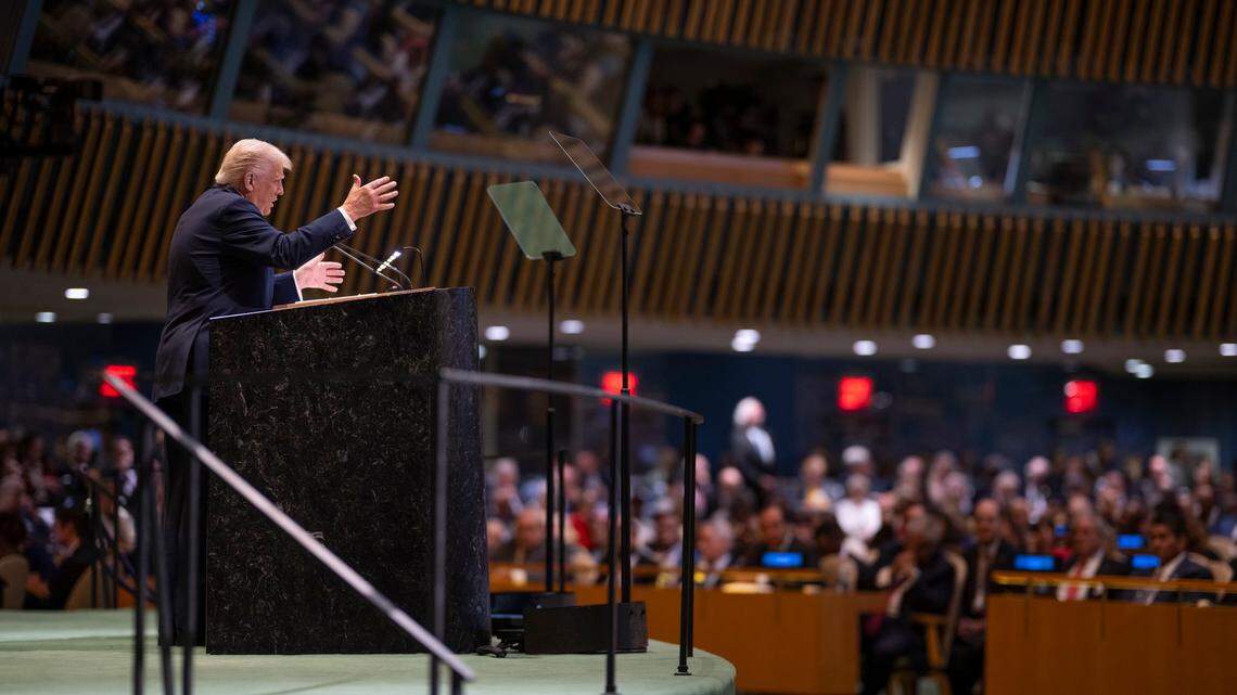 A slim majority of Americans, 51%, do not believe President Donald Trump’s claim at the United Nations that the U.S. “is respected again like it has never been respected before,” according to a new YouGov survey.