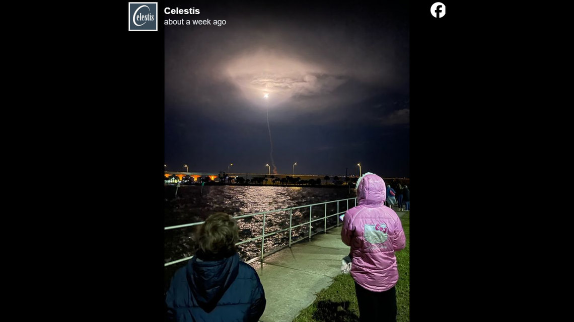 The Peregrine lunar lander launched from Cape Canaveral, Florida, on Jan. 8.